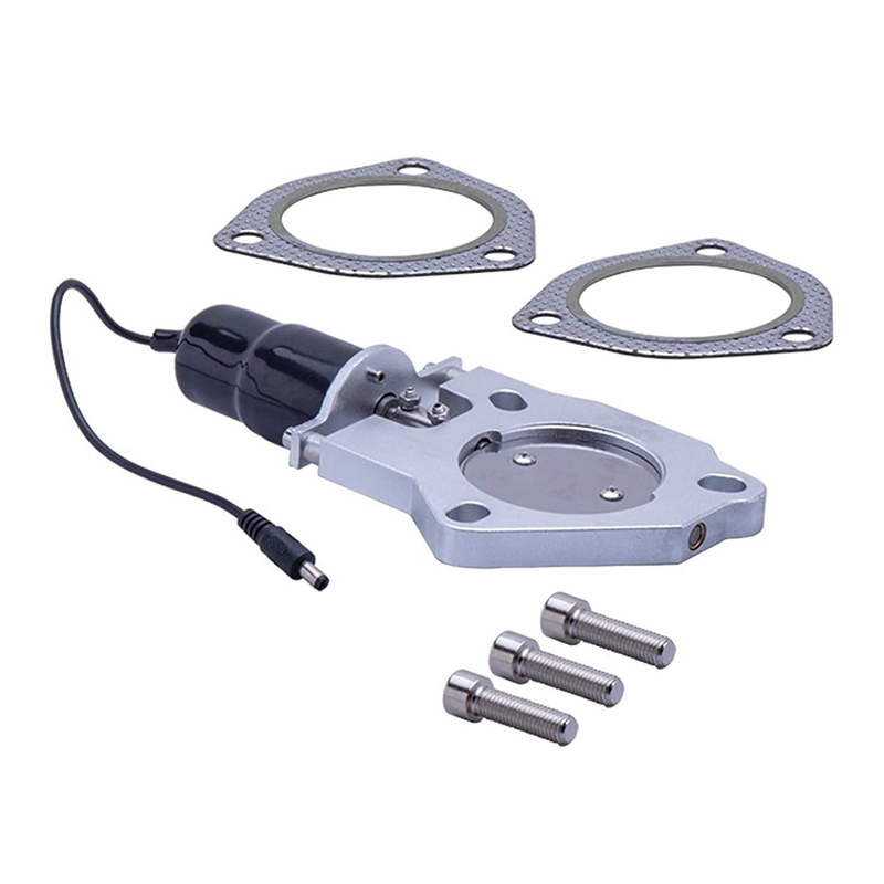 Universal Exhaust Electric Exhaust Valve Butterfly Valve for 2.5 Inch Exhaust Cutout System: Default Title