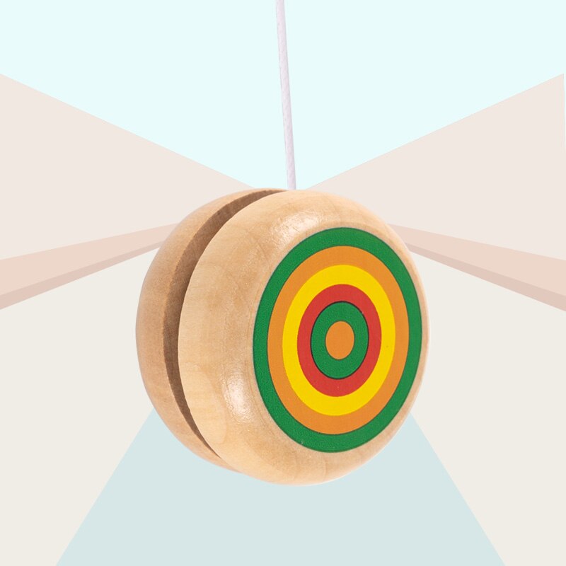 Traditionele Houten Kinderen Jojo Swing Basisschool Yoyo Bal Joj Meisje Jongen Jojo Kind: green