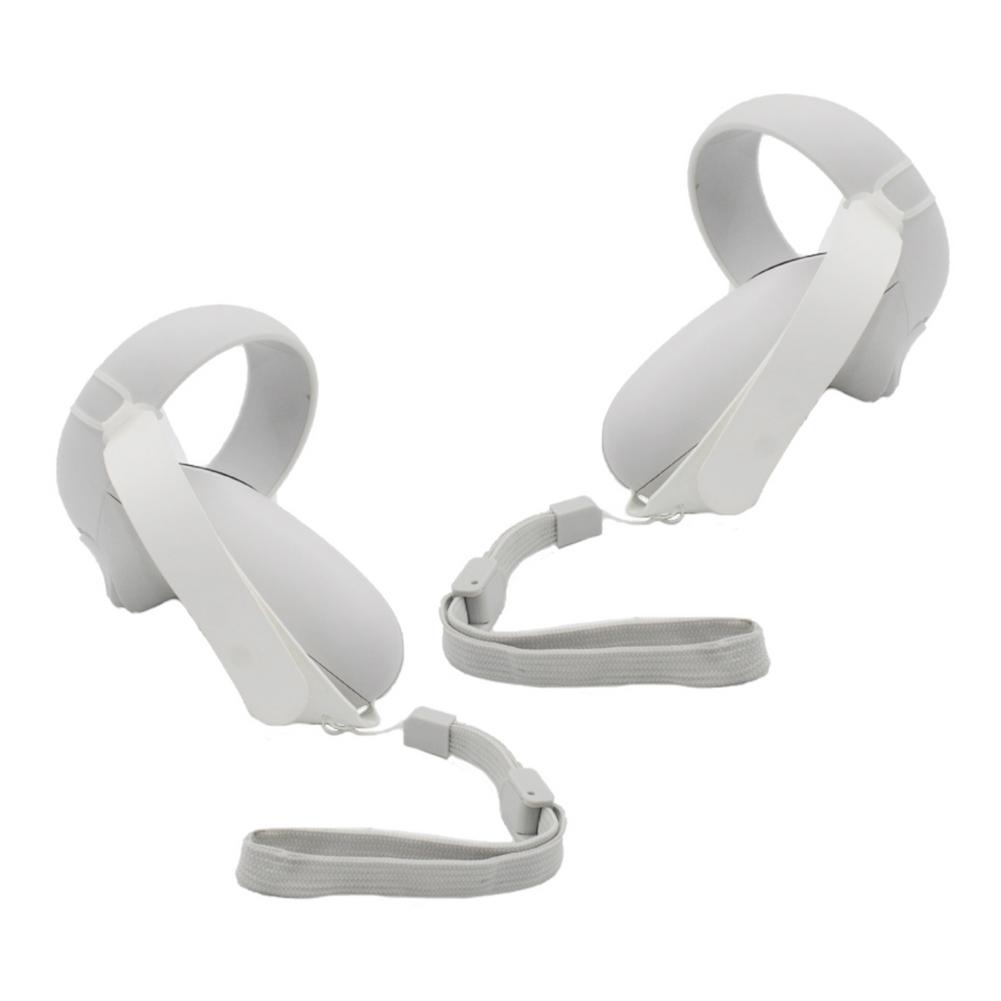 Voor Oculus Quest 2 Volledige Beschermhoes Vr Touch Controller Cover Skin Handvat Shell Grip Knuckle Band Accessoires