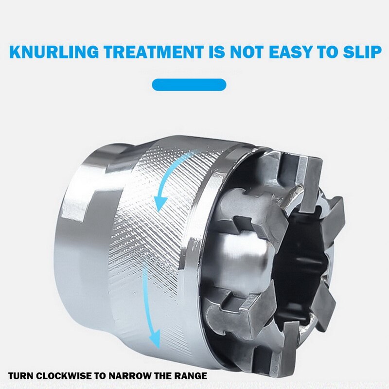 Universal Socket Wrench Adjustable Socket Wrench Adaptive All-Fitting Multi Drill Attachment Adapter Socket