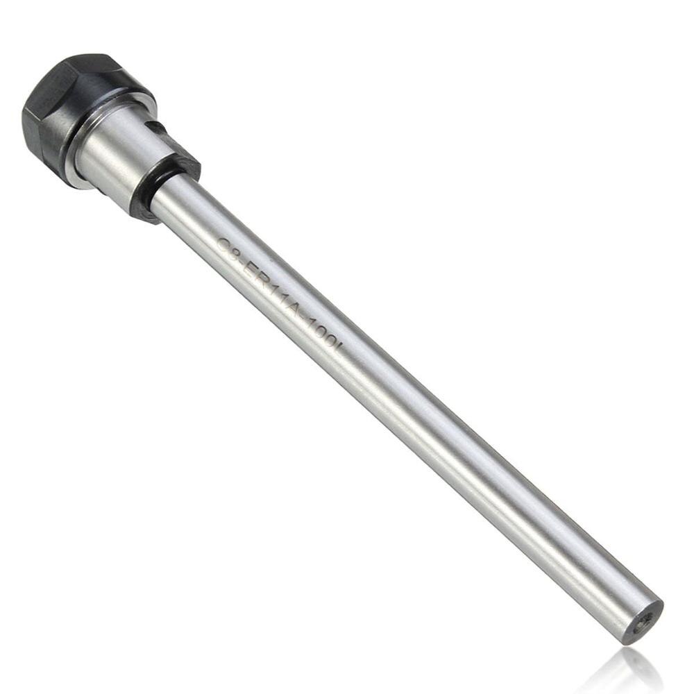 Juego de varilla de extensión de vástago recto de procesamiento profundo CNC, 8mm, C8, ER8, C8, ER11, 8MM, mandril de arbor para cortador de fresado de máquina CNC, 1 Juego