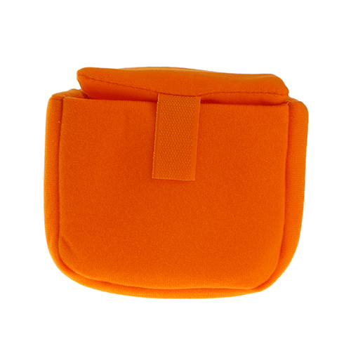 Shockproof Camera Lens Case Pouch Insert Kussen Partitie Gevoerde Tas Voor Dslr: Orange