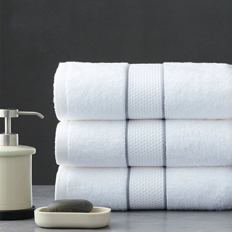 Toalla de Spa cómoda de algodón Star Hotel suministra toallas de baño de toalla de mano de cara tela de Color puro para el hogar nueva
