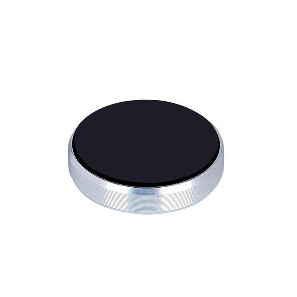Universele Magnetische Auto Telefoon Houder Stand Voor Mobiele Telefoon Auto Gps Magneet Mount Telefoon Houder Magnetische Auto Houder: Silver Circle
