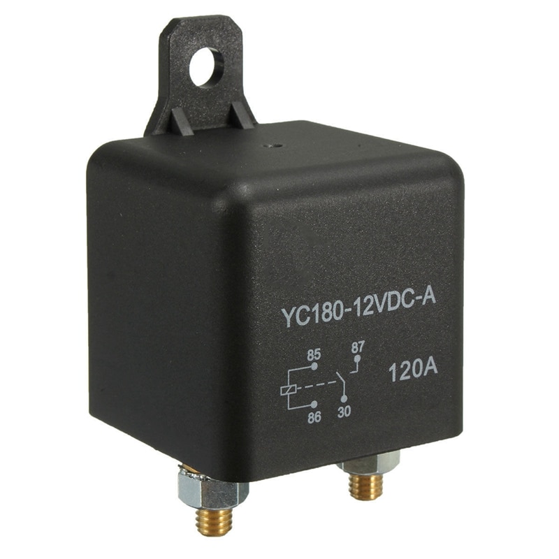 4-Pin DC 12V 120 AMP 120A HEAVY DUTY SPLIT CHARGE RELAY ON/OFF Van Car Boat
