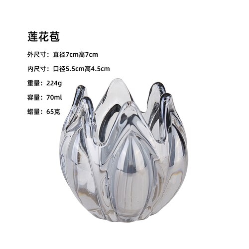 Crystal Tea Light Candle Holders Modern Party Craft Luxury Votive Candlestick Transparent Tabl Glass Bougeoir Home Decoration