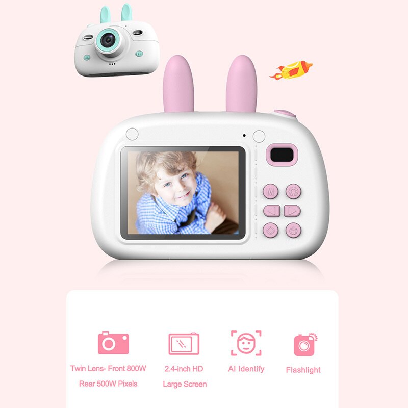 Mini freundlicher Digital kamera 2,4 voll HD 1080P mehrere foto modi unterstützung verschiedene sprachen freundlicher kamera für freundlicher