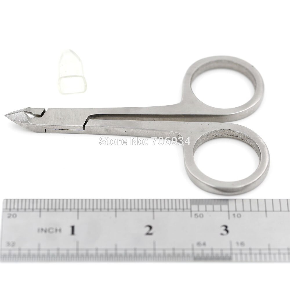 Pedicura uña pinza Pro10.5 "doble bucle manijas de acero inoxidable manicura uña encarnada Nipper