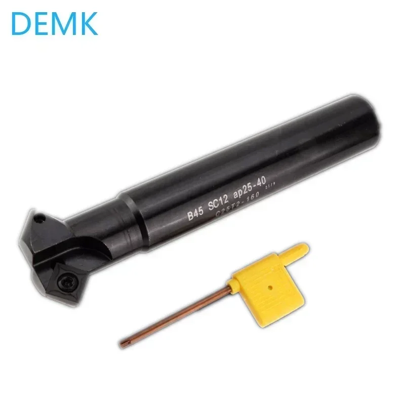 Front Back Deburrer Double Angular Chamfering Cutter Inner Chamfer 90 Degree for Metal Hole Internal Burr Removal CNC Tool