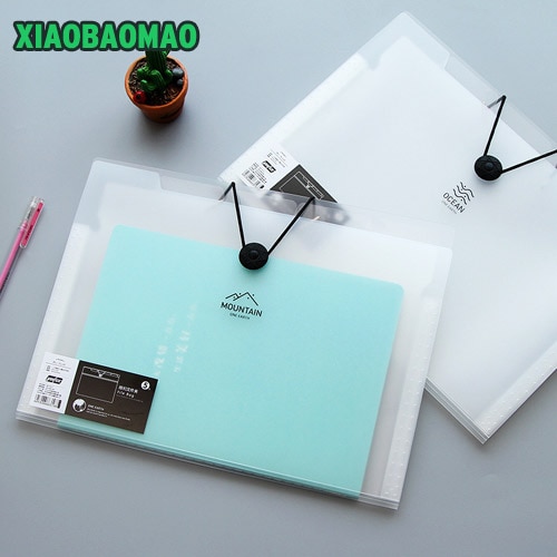 PP Transparent A4 File Folder 5 8 12 layers Index Layers Document Study Working Expanding Wallet Organizer Bag