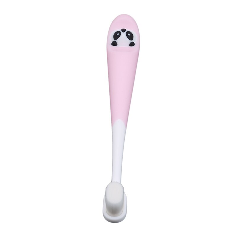 Bebê bonito macio-cerdas escova de dentes para crianças dentes dos desenhos animados treinamento animal escovas de dentes do cuidado dental do bebê escova de dentes: red