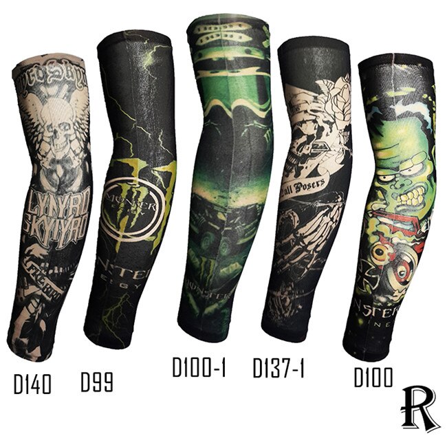 Tatovering ærme armvarmere sommer print manga til mand ærme sømløs sommer tatovering syet udendørs kvinde ride ærme: R