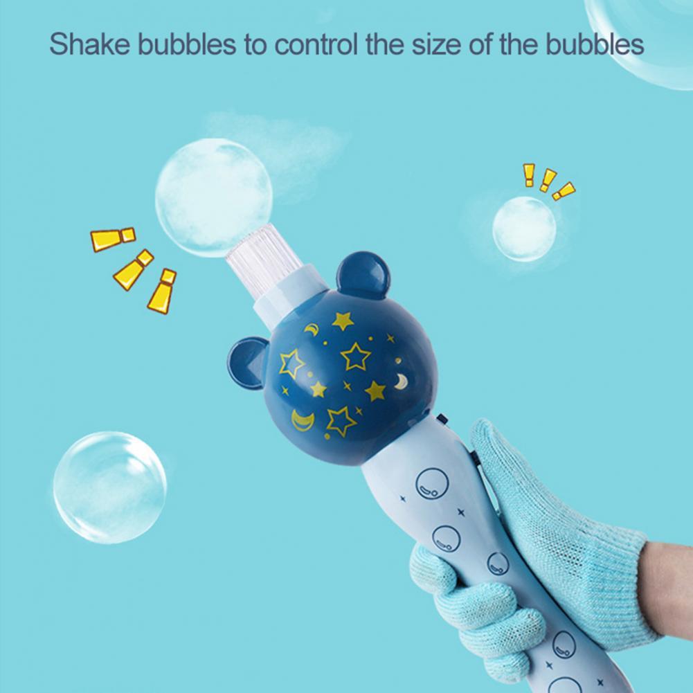 Doki Toys Elastic Smoke Bubble Machine Girlish Lightweight Plastic Toddlers Bubble Machine Toddlers Outdoor Toys Summer