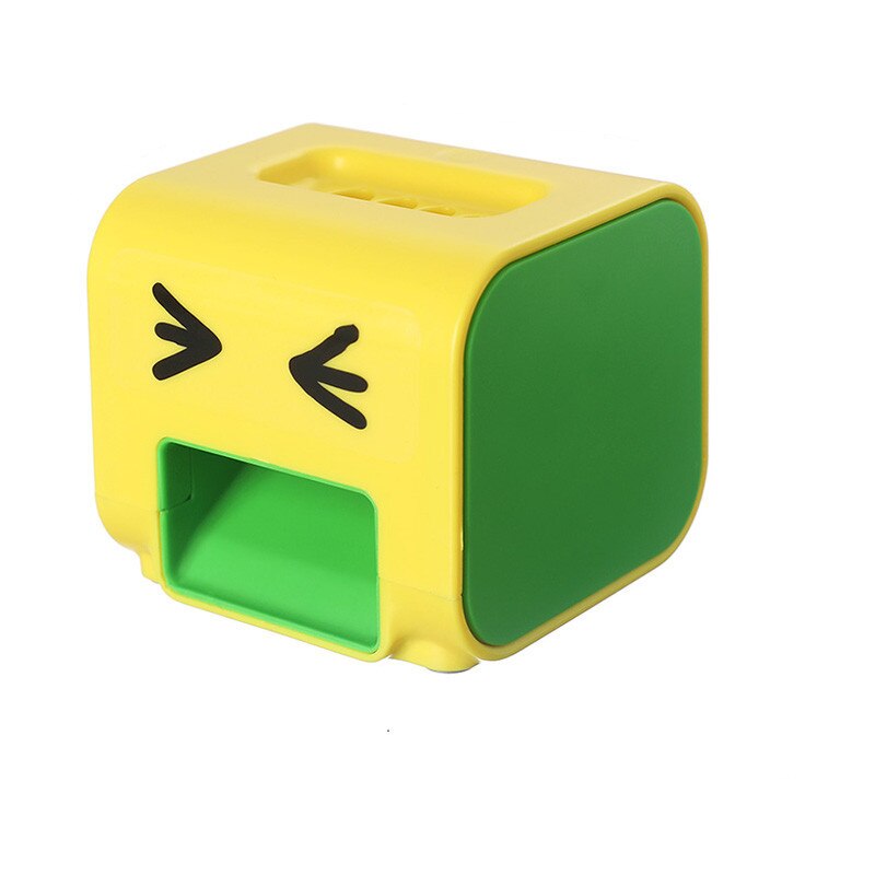 Automatic Sunflower Seed Opener Mini Smart Cracker Peeling Machine Household Electric Peeler Melon Seeds Remover Tool Artifact: yellowgreen no cable