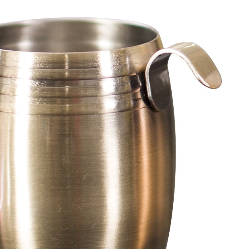 50ML Stainless Steel Cocktail Jigger Metal Bar Spirit Measure cup with Pour hand shank