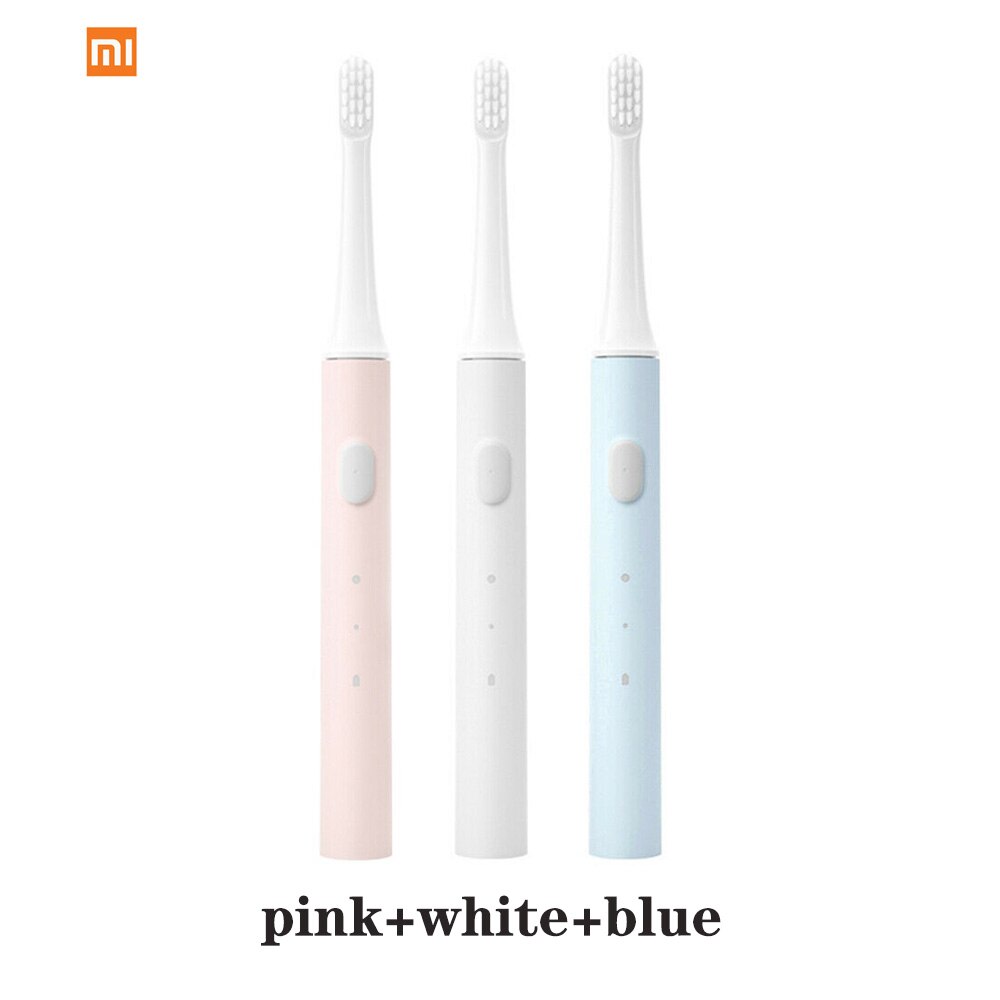xiaomi Mijia T100 Sonic Electric Toothbrush Adult Ultrasonic Automatic Toothbrush USB Rechargeable Waterproof Tooth Brush Xiaomi: 3 pcs brush