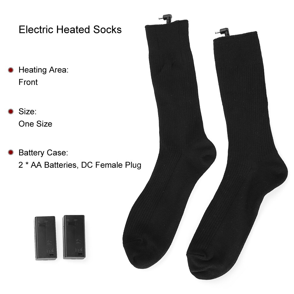 Elektrisk fodvarmer konsekvent temperatur opvarmede sokker vinter udendørs skiløb varme tykkere varmepude sokker