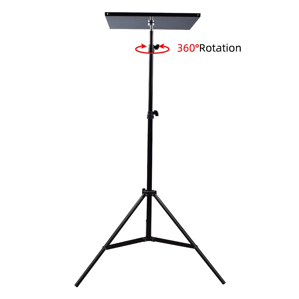 Soporte para proyector, trípode de viaje, soporte para altavoz, extensible, 110cm, 160cm, accesorios, cabezal de bola de montaje para ordenador portátil, cámara DSLR al aire libre