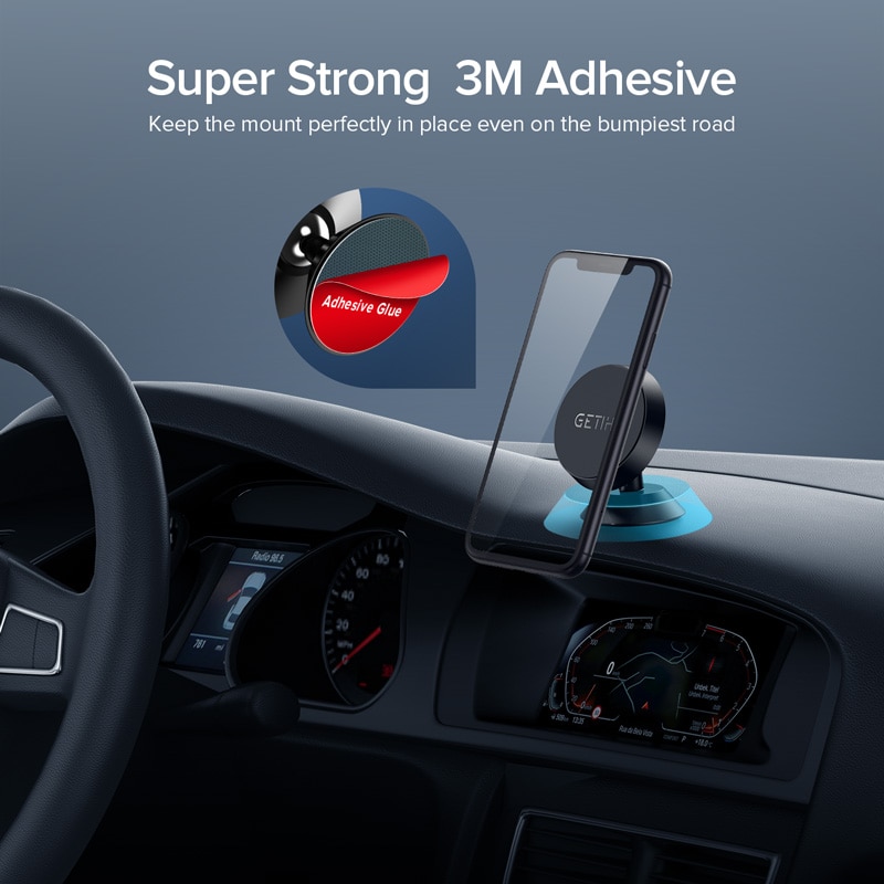 Getihu Universele Magnetische Auto Telefoon Houder Mobiele Mobiele Air Vent Mount Magneet Gps Stand Voor Iphone 12 11 Pro X max 6 7 8 Xiaomi