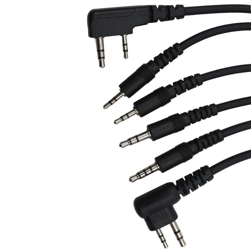 6 in 1 Usb Programming Cable for Motorola Hyt Icom Baofeng Puxing Kenwood Yaesu Walkie Talkie Radio Date Transceiver Cable