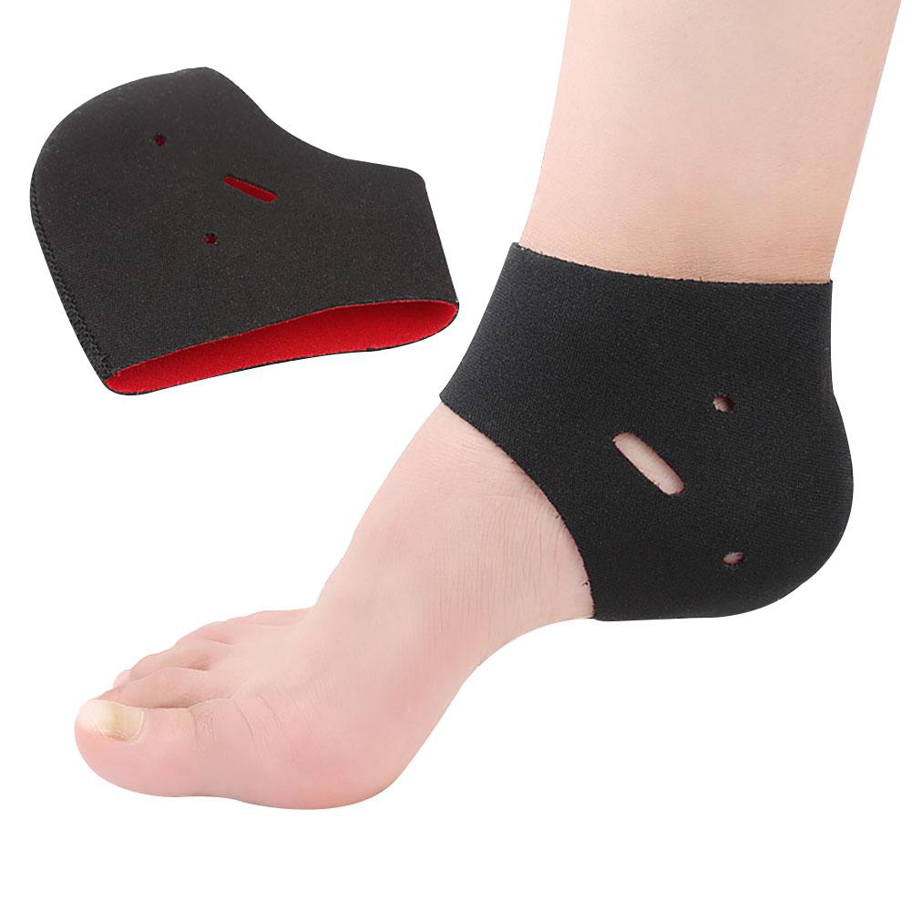 Mounchain 1 paire talon protecteur Anti-fissure couverture chaussettes cheville talon haute élasticité respirant protecteur