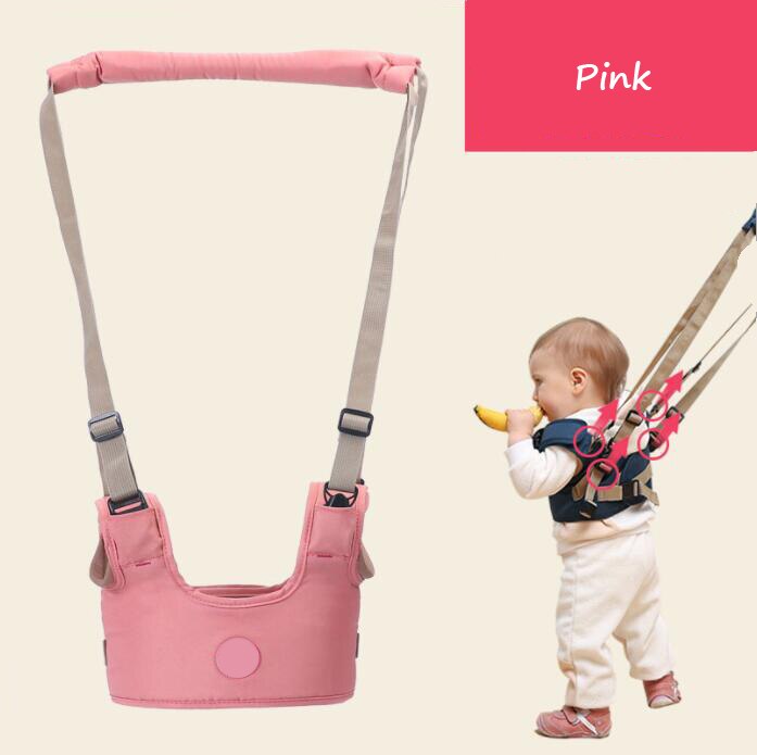 ! Correa de seguridad ajustable de para niños y niñas, arnés de bebé: Pink