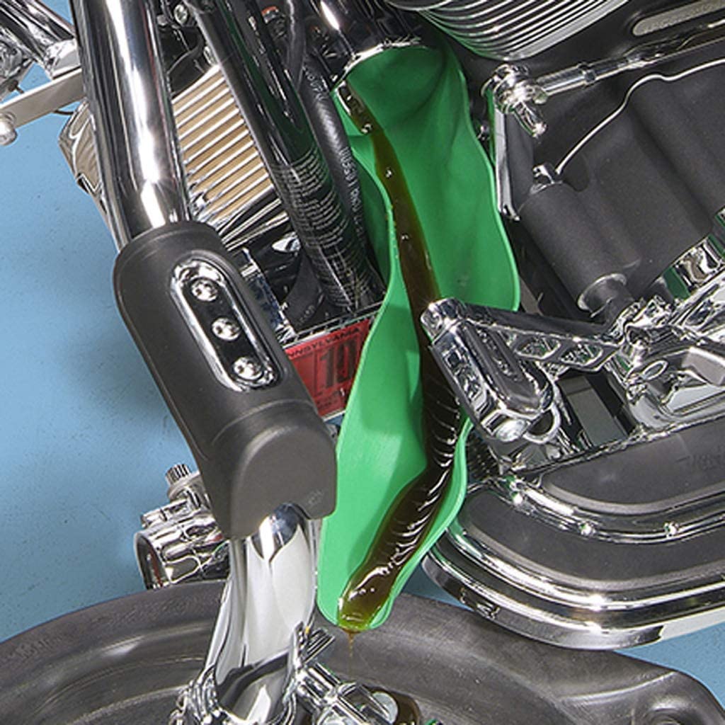 Krumtaphus fyldningstragt dryppfri filtertragt fleksibel foldbar lang mundafløbende olieledningsværktøj til motorcykel gårdsmaskine