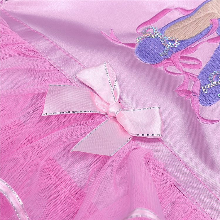 Pige danse taske til piger danse ballet taske til piger baby børn pink blonder ballerina taske børn gymnastik broderet rygsæk