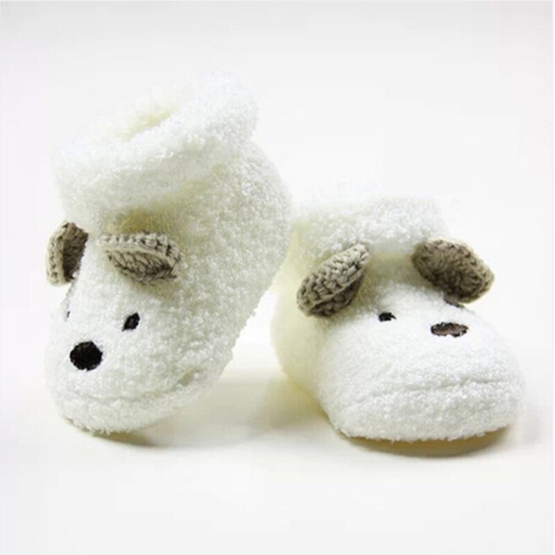 Chaussettes pour -né, unisexe, garçons et filles, chaussures chaudes pour bébé de 0 à 2 ans