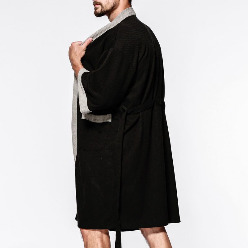 Albornoz de verano y otoño para hombre, ropa de dormir para hombre, 8XL, 7XL, 6XL, busto, 140cm, talla grande