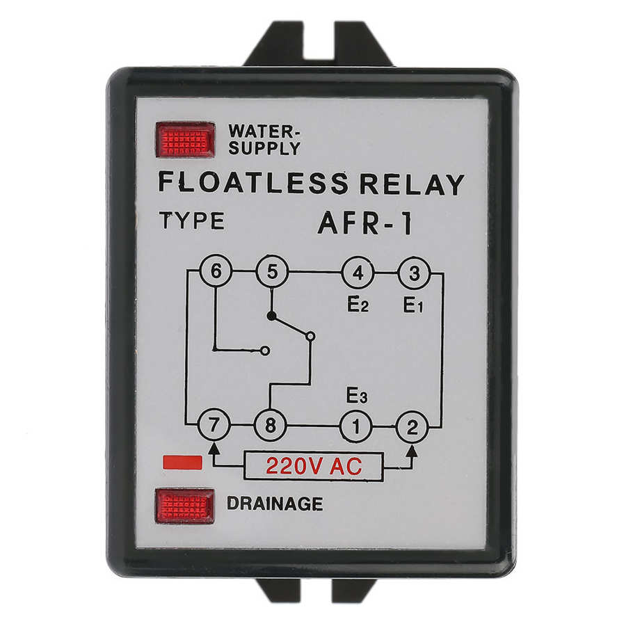 AFR -1 AC220V 50/60hz Liquid Level Controller Relay Water Level Switch 5A 2W Controller Relay Electrical Access