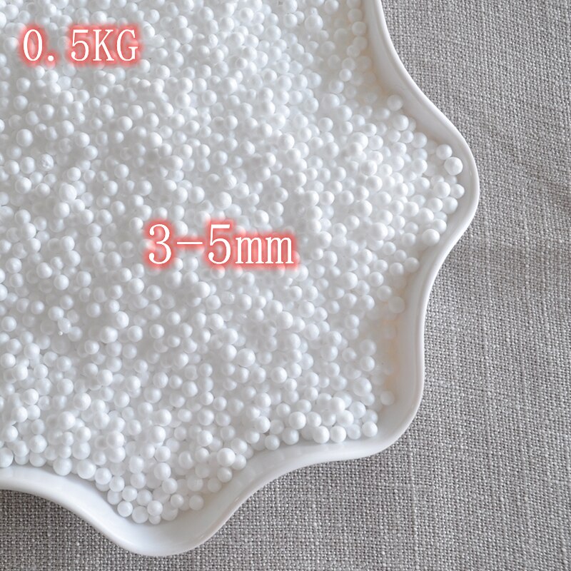 1-2-3-5mm Eco-friendly Bean Bag Sofa Chair Filler EPS EPP Foamed Polystyrene Beads Filling Stuffing Liner Bag Wash Bag PP Cotton: Diameter 3-5mm