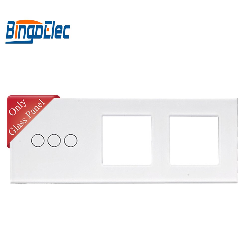 Toughened Glass 1g switch panel and socket frame, ... – Vicedeal