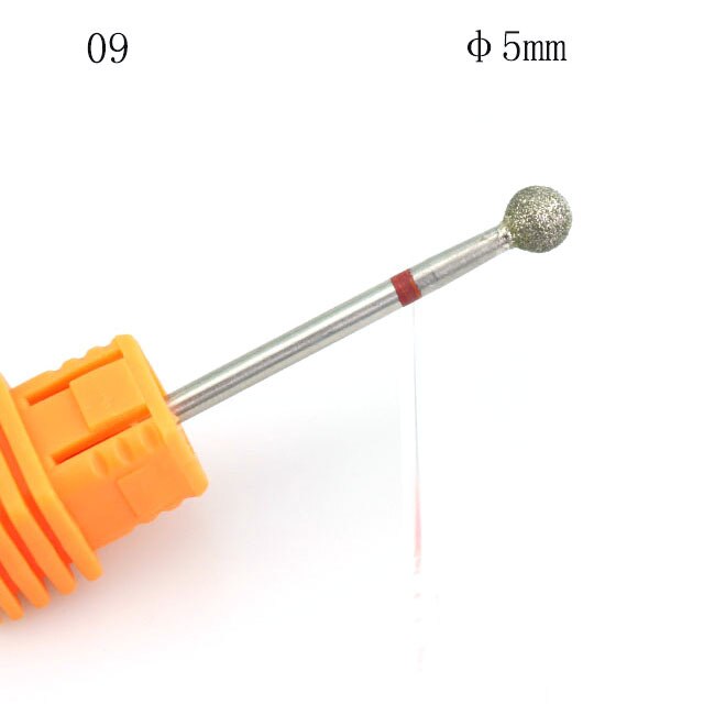1Pcs Diamond Nail Drill Rotate Burr Bits Nail File Milling Cutter For Electric Manicure Machine Polish Remove Nail Art Tools: 9