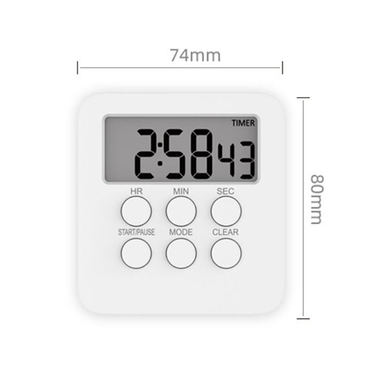 Multifunctional LCD Digital Kitchen Timer Count Down Up Alarm Clock Home Cooking 831B