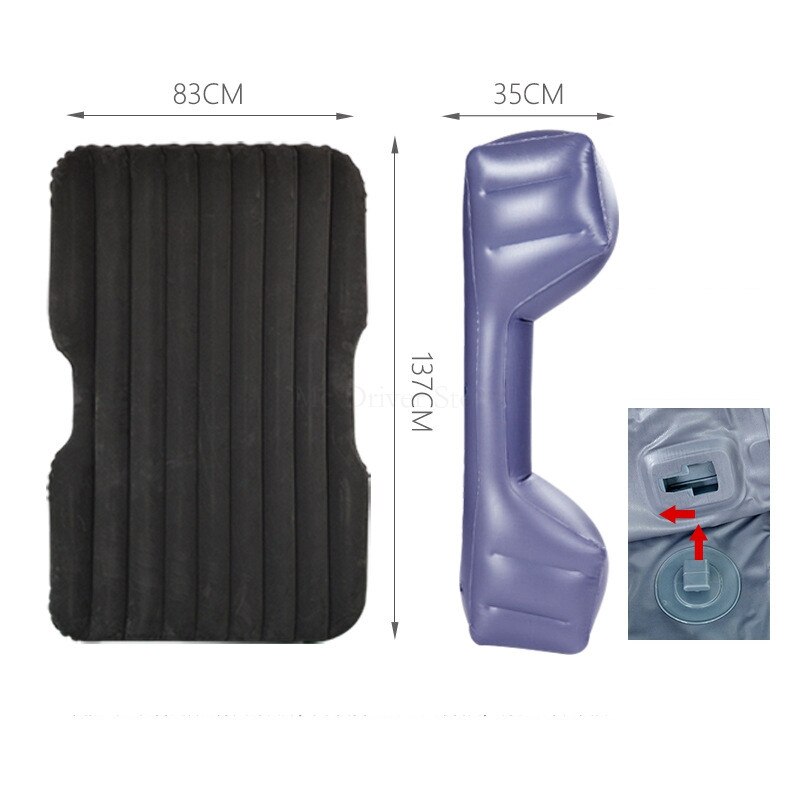 Funda de asiento trasero de coche, colchón de aire de viaje, cama inflable de buena , superventas