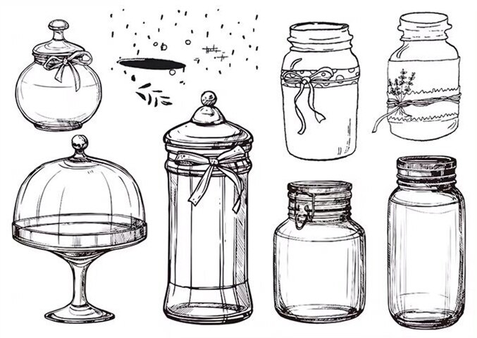 Fles Stempel Clear Stempel Voor Scrapbooking Transparante Siliconen Rubber Diy Fotoalbum Decor F180