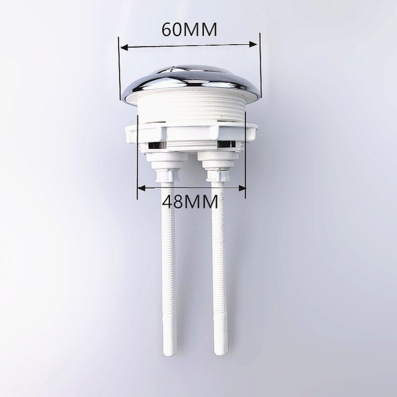Bathroom Closestool Double Rod Press Push Button Toilet Seats Water Tank FLush Valve Switch Toilet Button 38 48 58mm,FL21014: M Toilet button