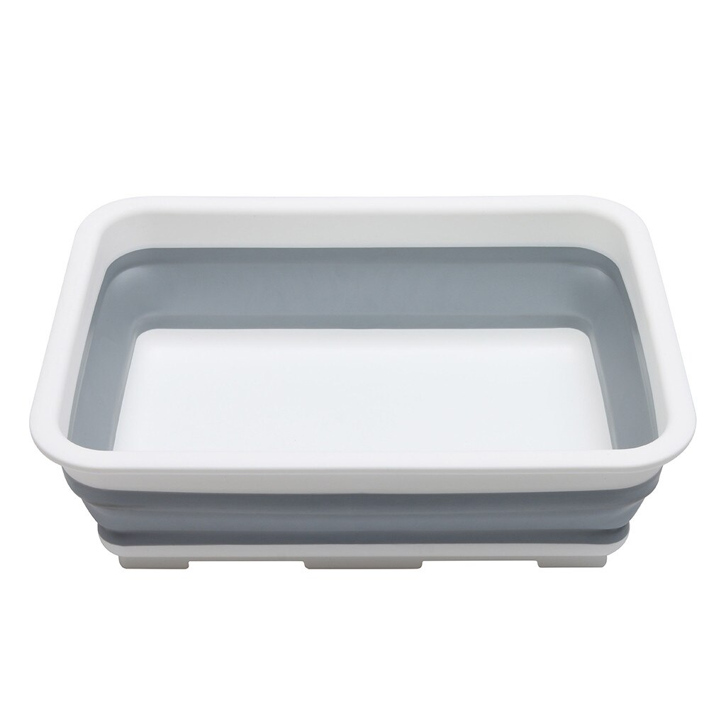 Foldable Basin Simple Life Folding Bucket Portable Camping Fishing Car Washing Tool Wash Basin Outdoor Camping