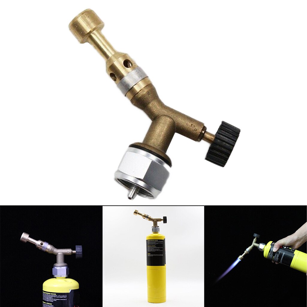Heavy Duty Gas Torch Head Hand Ignition for MAPP Brazing Soldering Welding Heating Solder