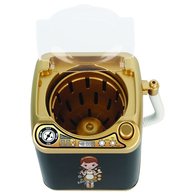 Classic Wash Toy Newest Make Up Brushes Cleaner Toy Wash Housekeeping Toys Mini Electric Washing Machine Toy
