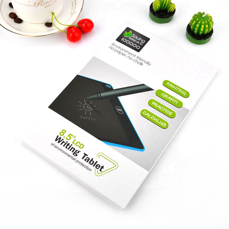 8.5''LCD Writing Tablet Pad eWriter Board Stylus Digital Children's Doodle Drawing Board Early Teaching Handwriting Board