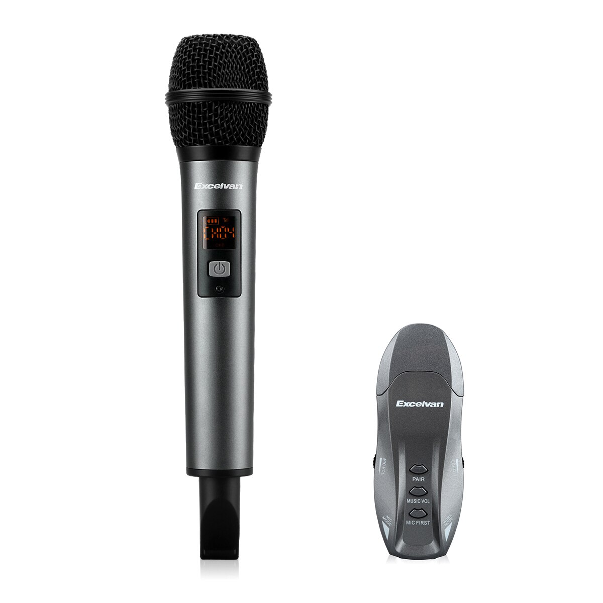 Micrófono inalámbrico Bluetooth de excelente van K18V con aplicación de soporte de Receptor para conferencia de entretenimiento en casa: Default Title