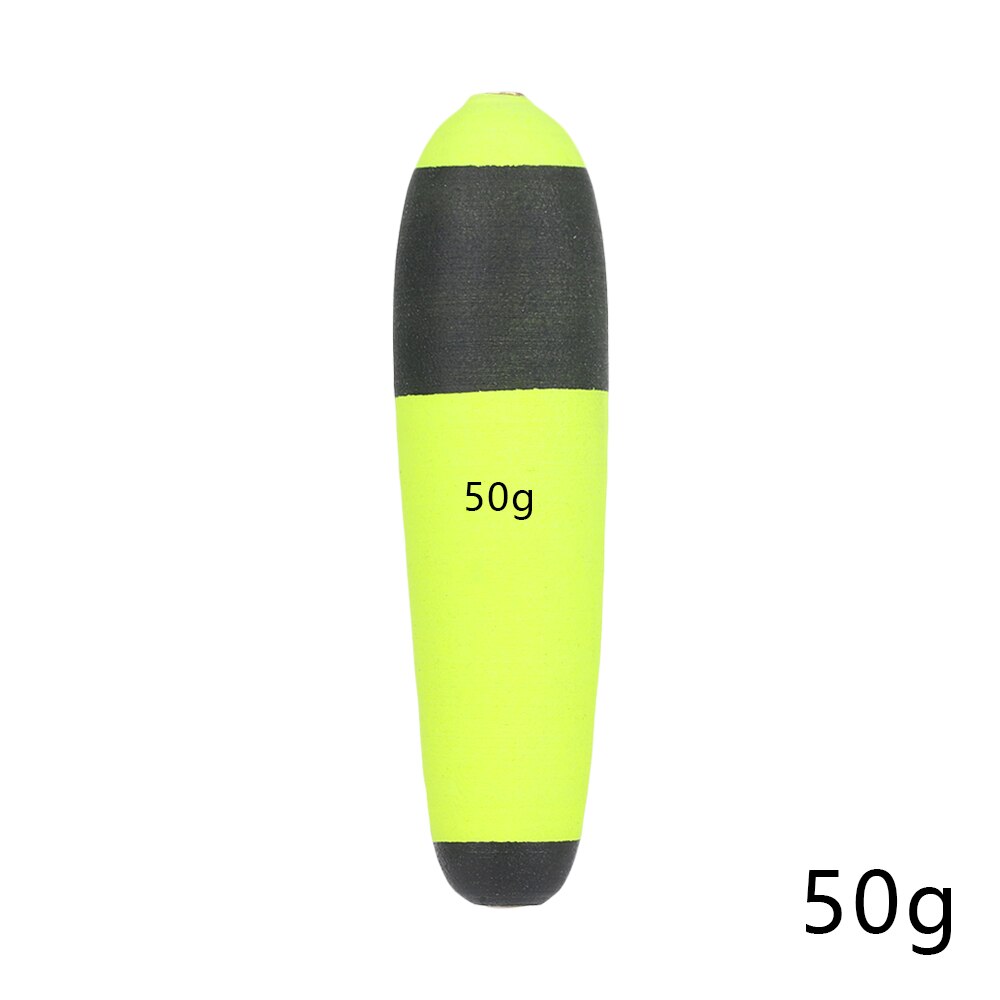 1/2PC Portable Green Fishing Floats Catfish Pike Float Buoyancy Eva Inline Bobbers Float Fishing Accessories: 40g 1pc
