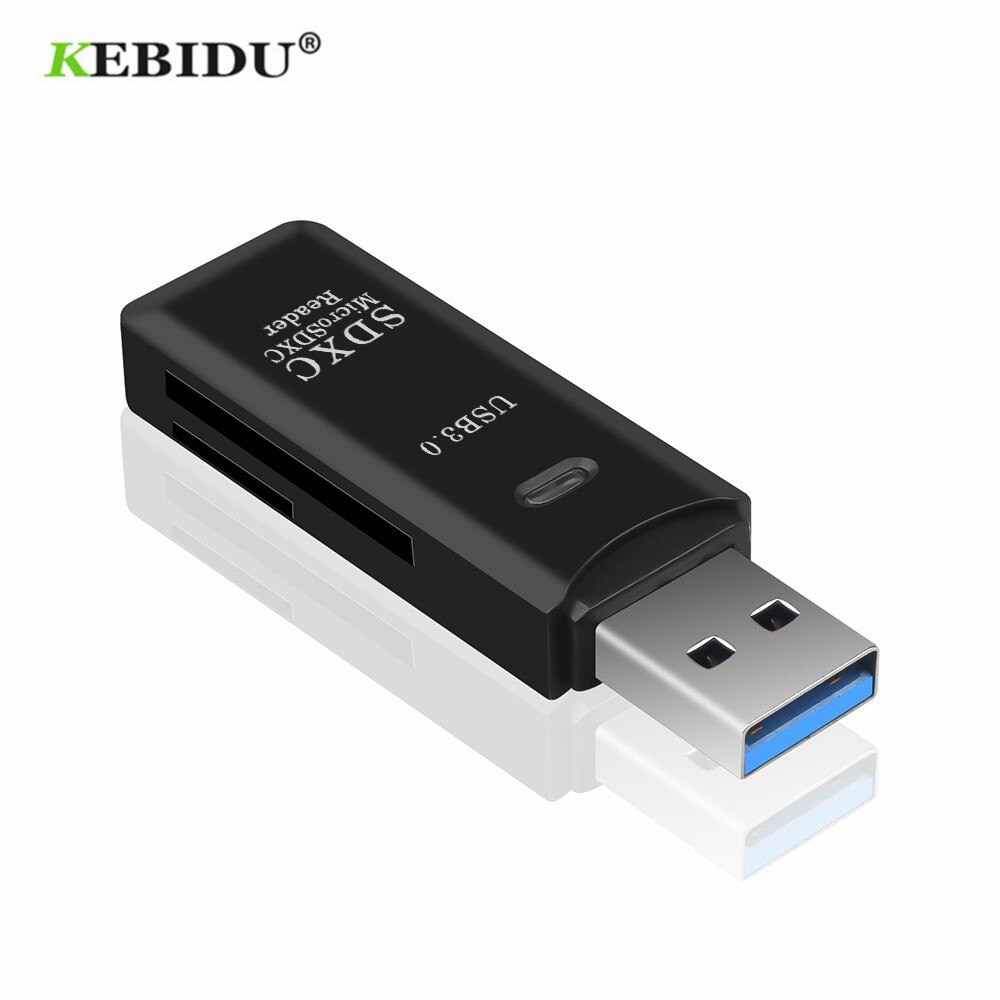 KEBIDU USB 3.0 Card Reader SD/Micro SD TF OTG Smart Memory Card Adapter for Laptop USB 3.0 multi Smart Cardreader SD Card Reader