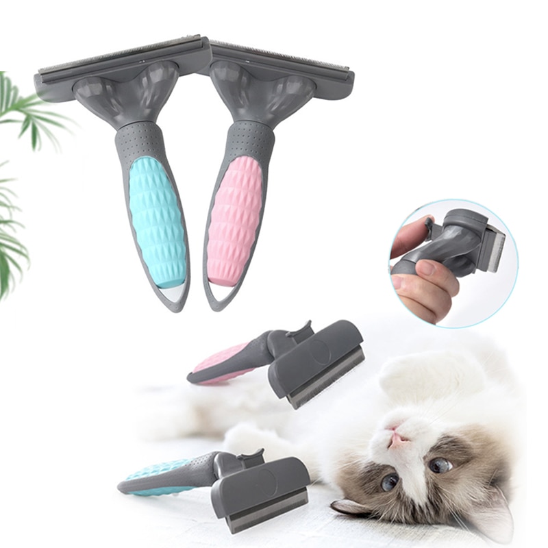 Haustier Katze Haar Entfernung Kamm Haustier Hund Pflege Sauberen Pinsel Deshedding Verknüpfungen Rechts Hand Haar Entfernung Pinsel Haar Verschütten Kamm für Haustiere