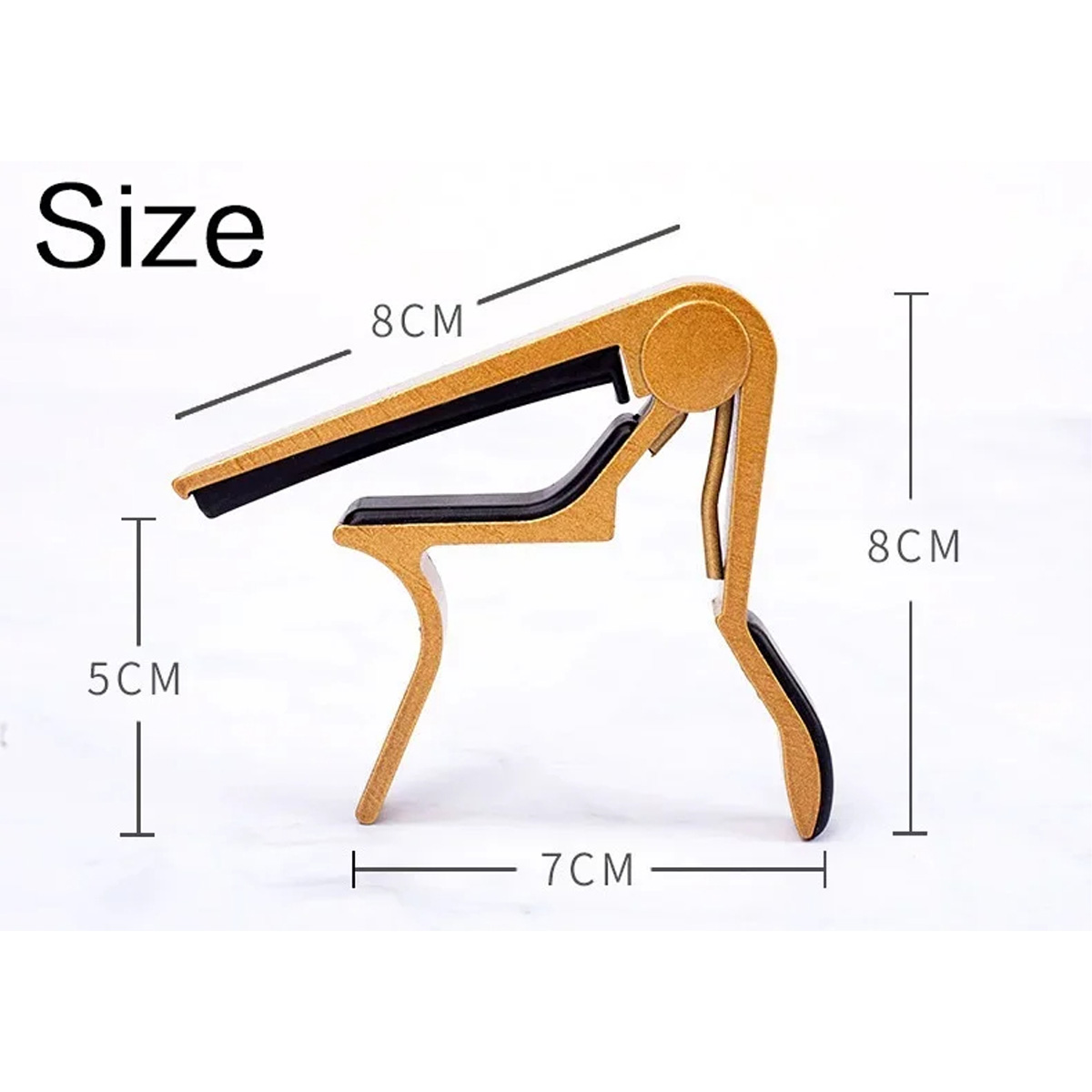 Accesorios de guitarra Capo de aleación de aluminio de , llave de abrazadera de cambio rápido, piezas de guitarra de ajuste de tono clásico acústico