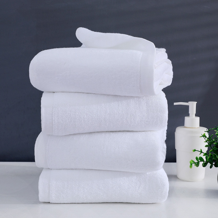 Toalla de baño Blanca Grande, toallas de baño gruesas de algodón para la cara, toallas de baño para el hogar, Hotel, adultos, Badhanddoek, Toalla de baño