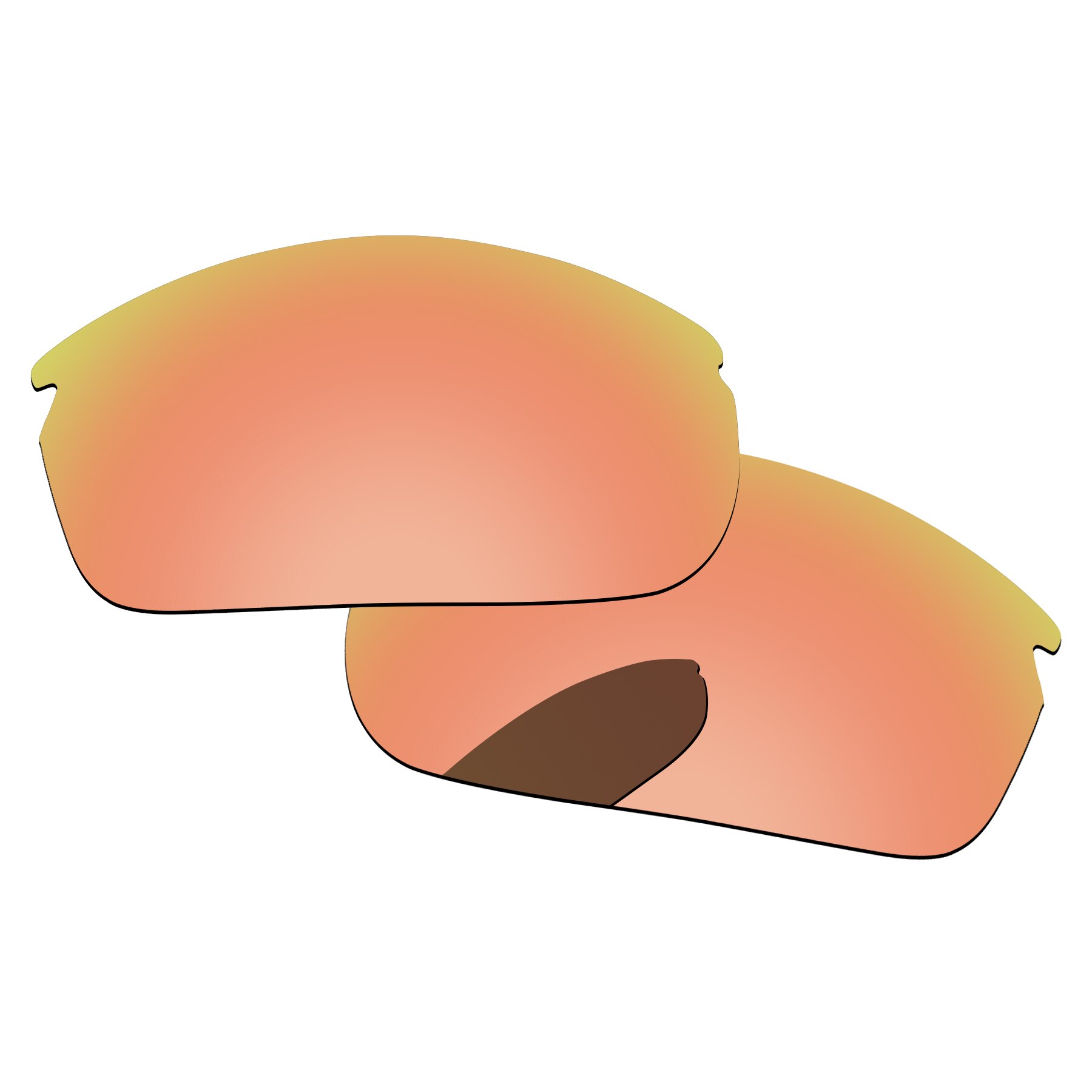 Alphax Replacement Lenses for Bose Tempo Sunglasses Polarized - Multiple Options: Peach Gold