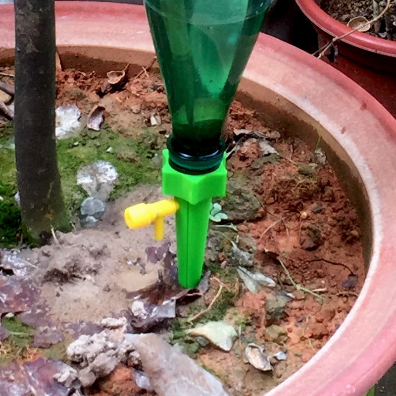 Droppbevattningssystem växtvattnare automatisk droppvattensprinkler avsmalnande vattning växter automatisk krukväxtbevattning inomhus
